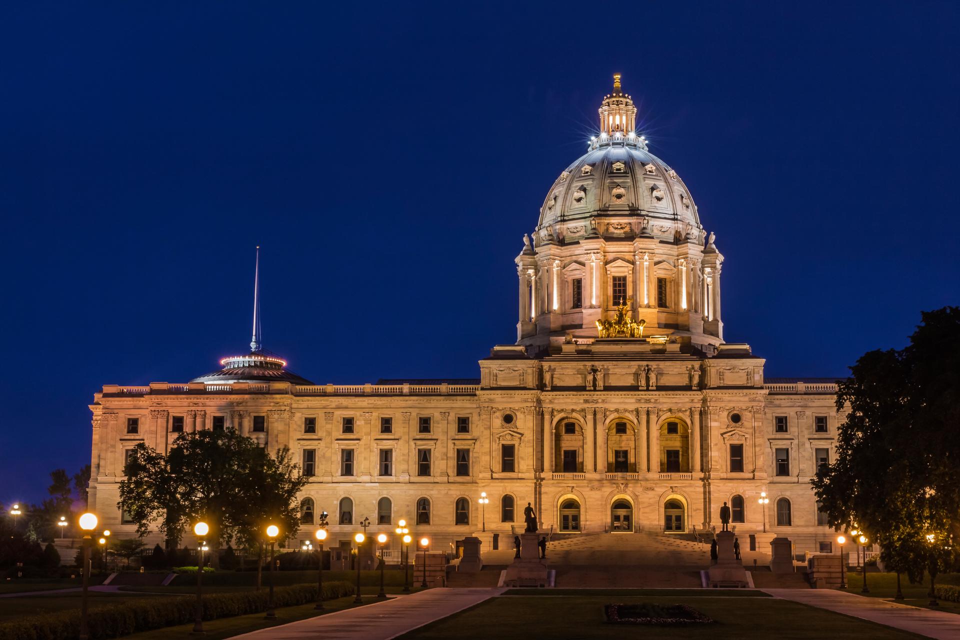 Capitol at night